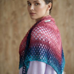 Wyjątkowa chusta Freeform Crochet